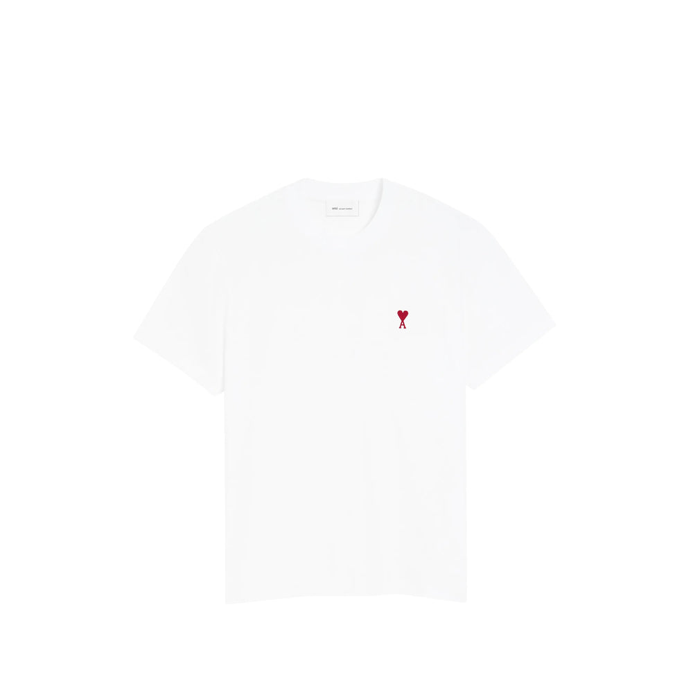 Ami Paris White T-Shirts & Vests - T-Shirts Men