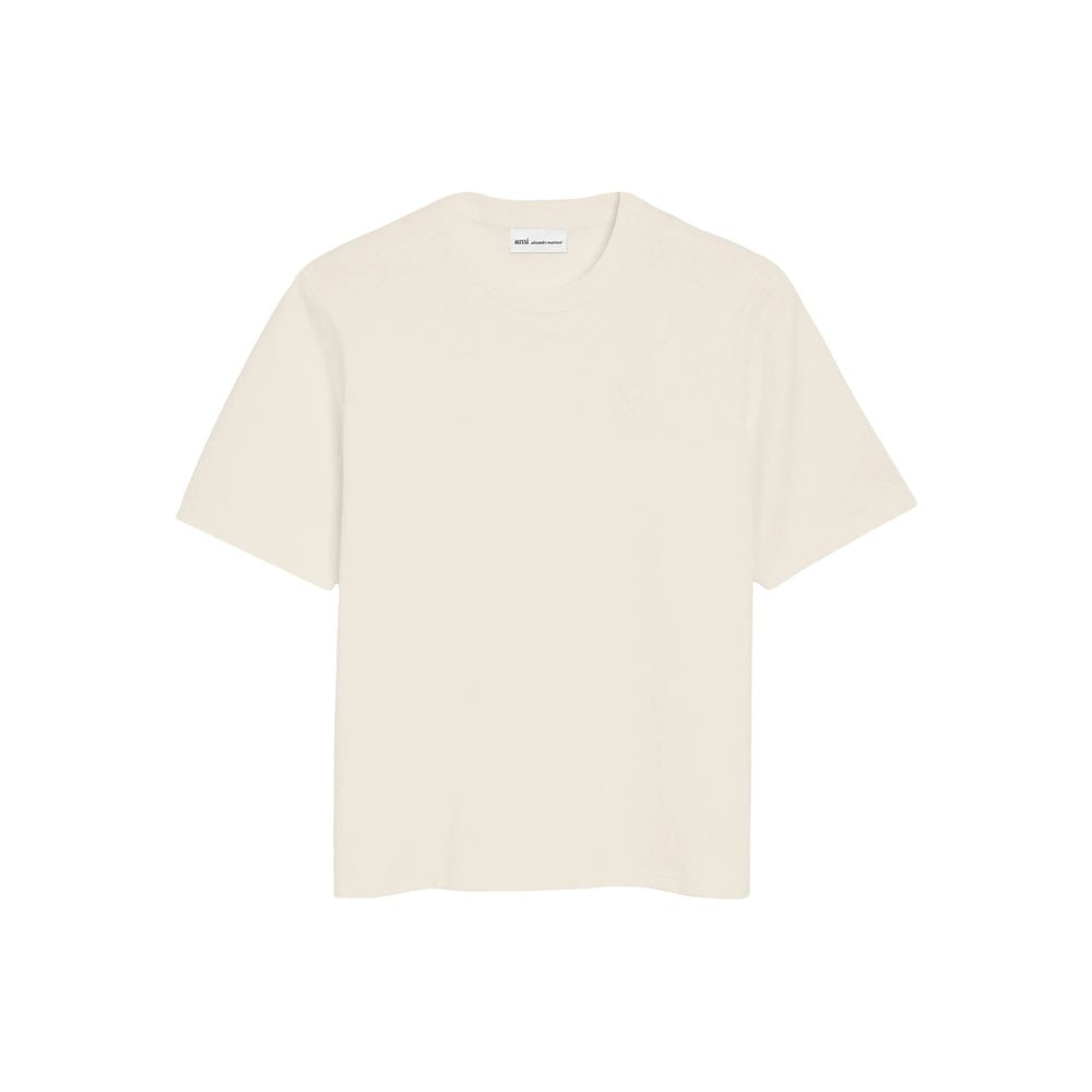 Ami Paris Neutrals T-Shirts & Vests - T-Shirts Men AMI PARIS