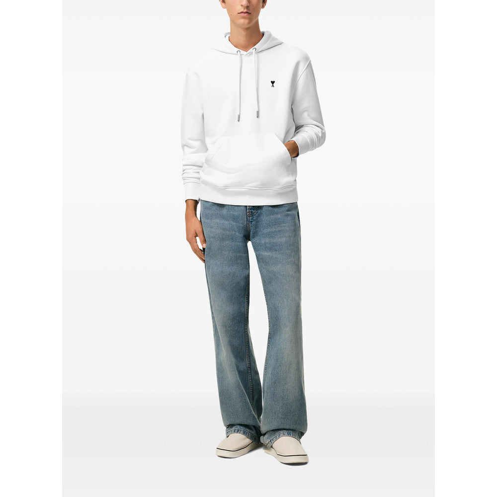 Ami Paris White Sweaters & Knitwear - Hoodies Men AMI PARIS