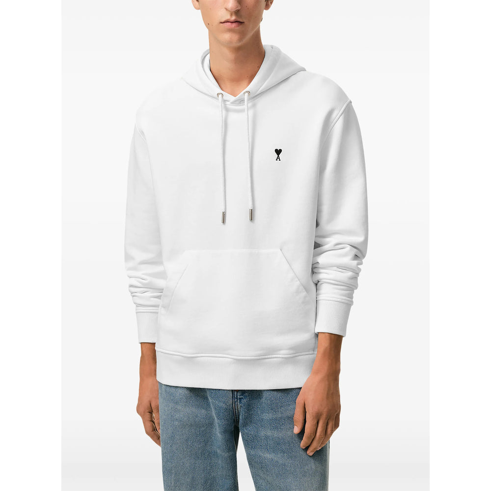 Ami Paris White Sweaters & Knitwear - Hoodies Men AMI PARIS
