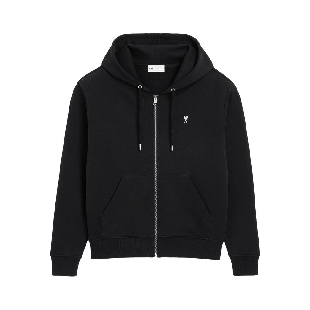 Ami Paris Black Sweaters & Knitwear - Hoodies Men AMI PARIS