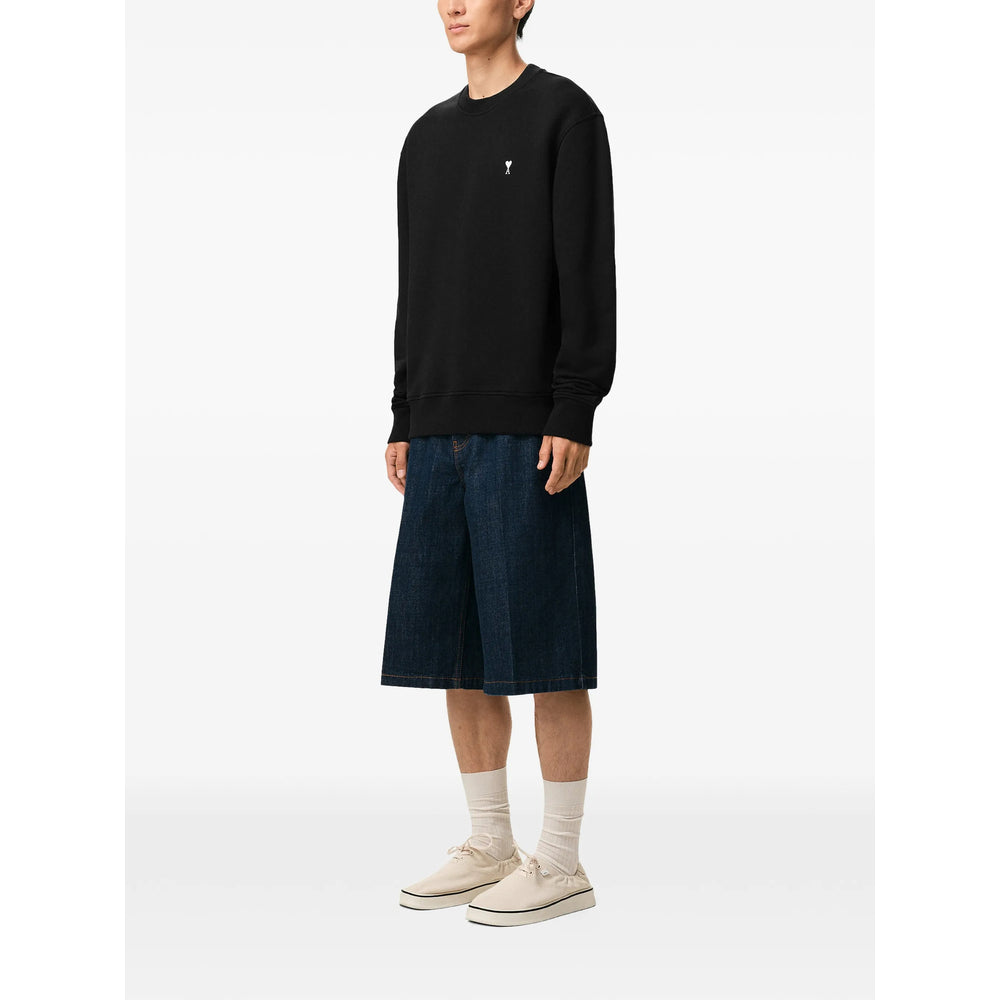 Ami Paris Black Sweaters & Knitwear - Sweatshirts Men