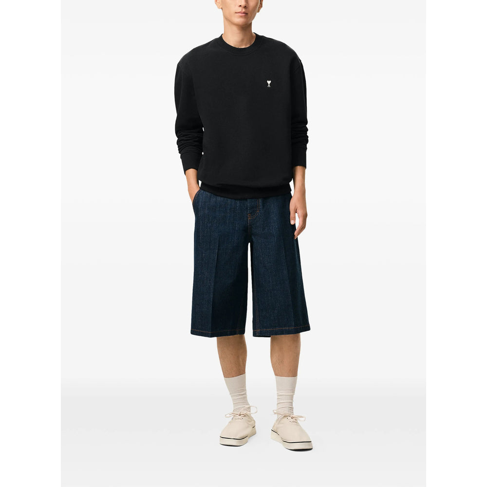 Ami Paris Black Sweaters & Knitwear - Sweatshirts Men