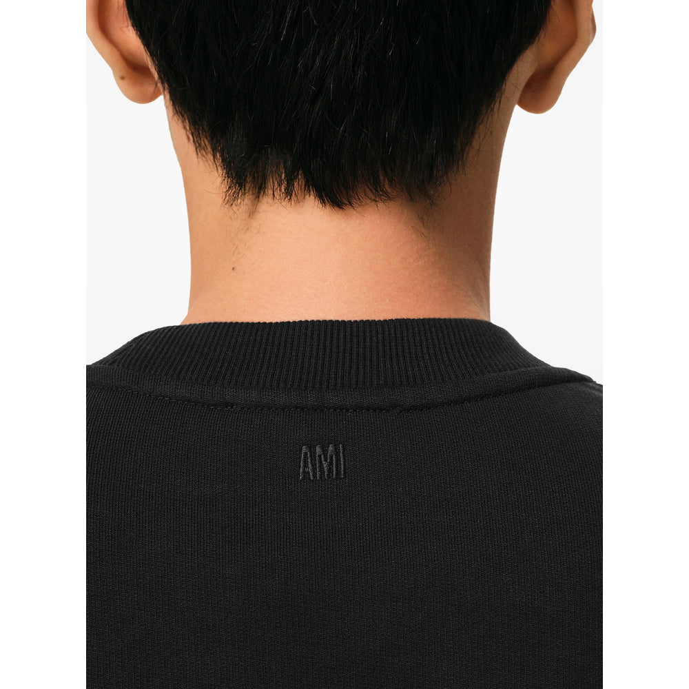 Ami Paris Black Sweaters & Knitwear - Sweatshirts Men