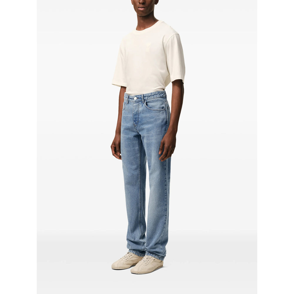 Ami Paris Blue Denim - Regular & Straight-Leg Jeans Men AMI PARIS