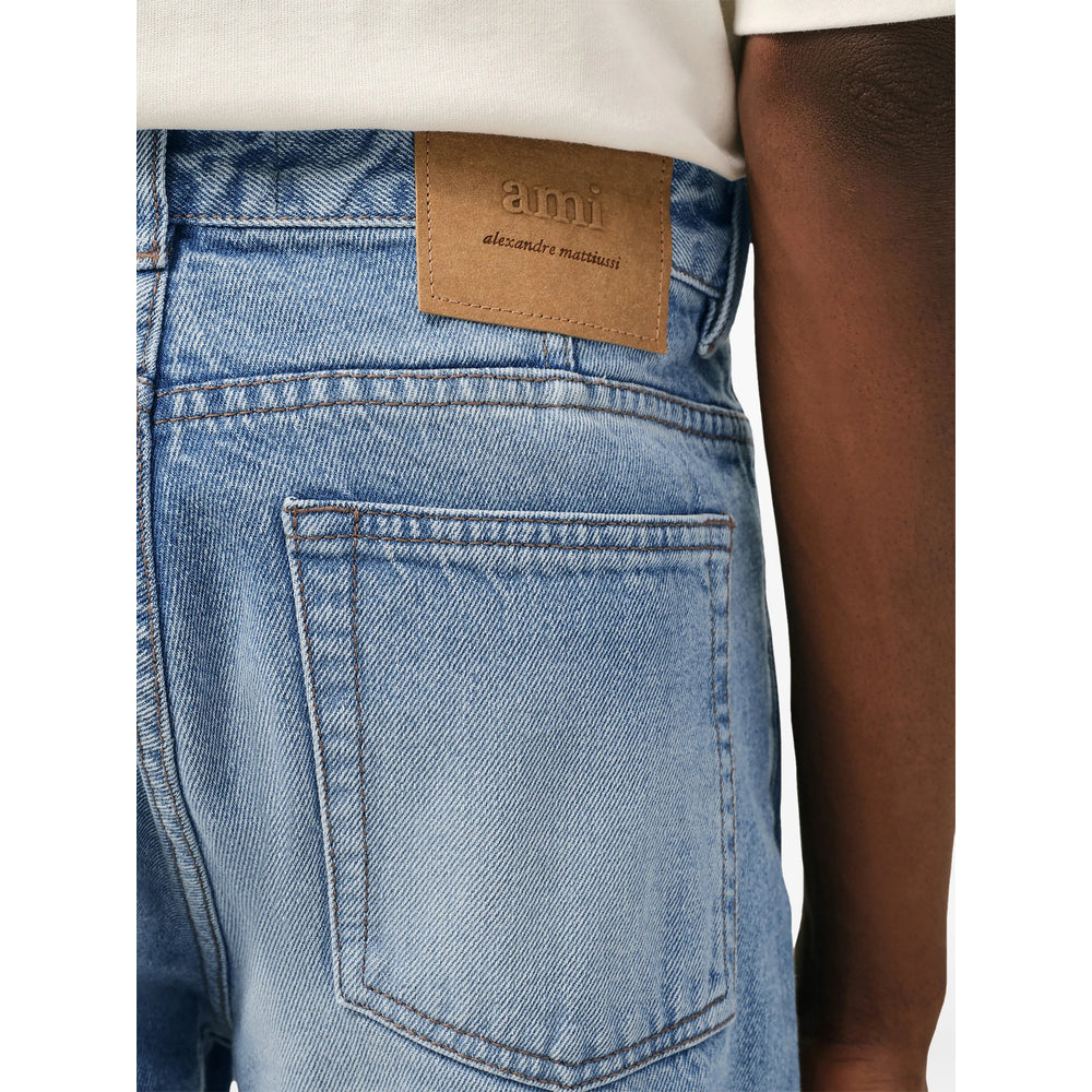 Ami Paris Blue Denim - Regular & Straight-Leg Jeans Men AMI PARIS