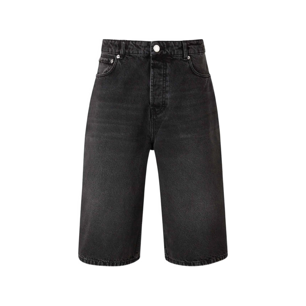 Ami Paris Black Shorts - Denim Shorts Men AMI PARIS