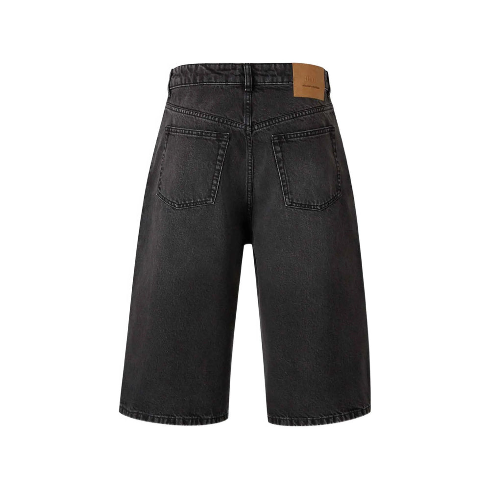 Ami Paris Black Shorts - Denim Shorts Men AMI PARIS