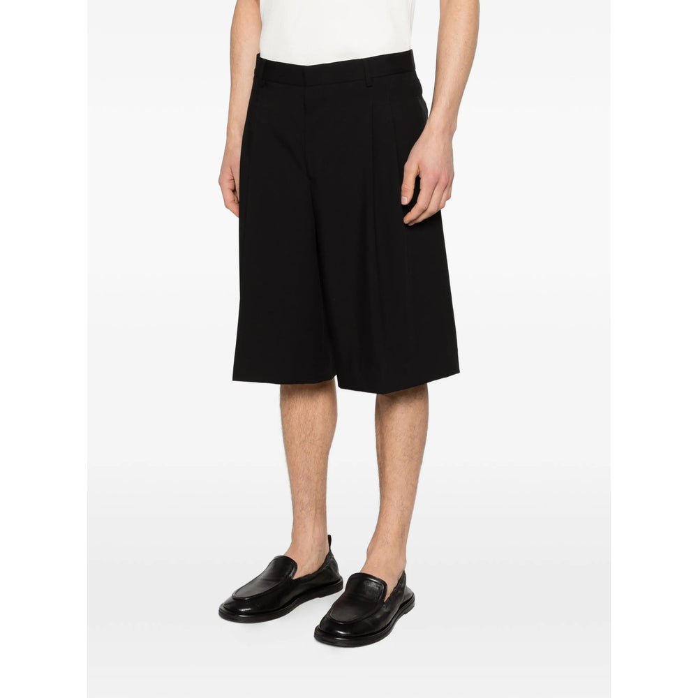 Ami Paris Black Shorts - Bermuda Shorts Men AMI PARIS