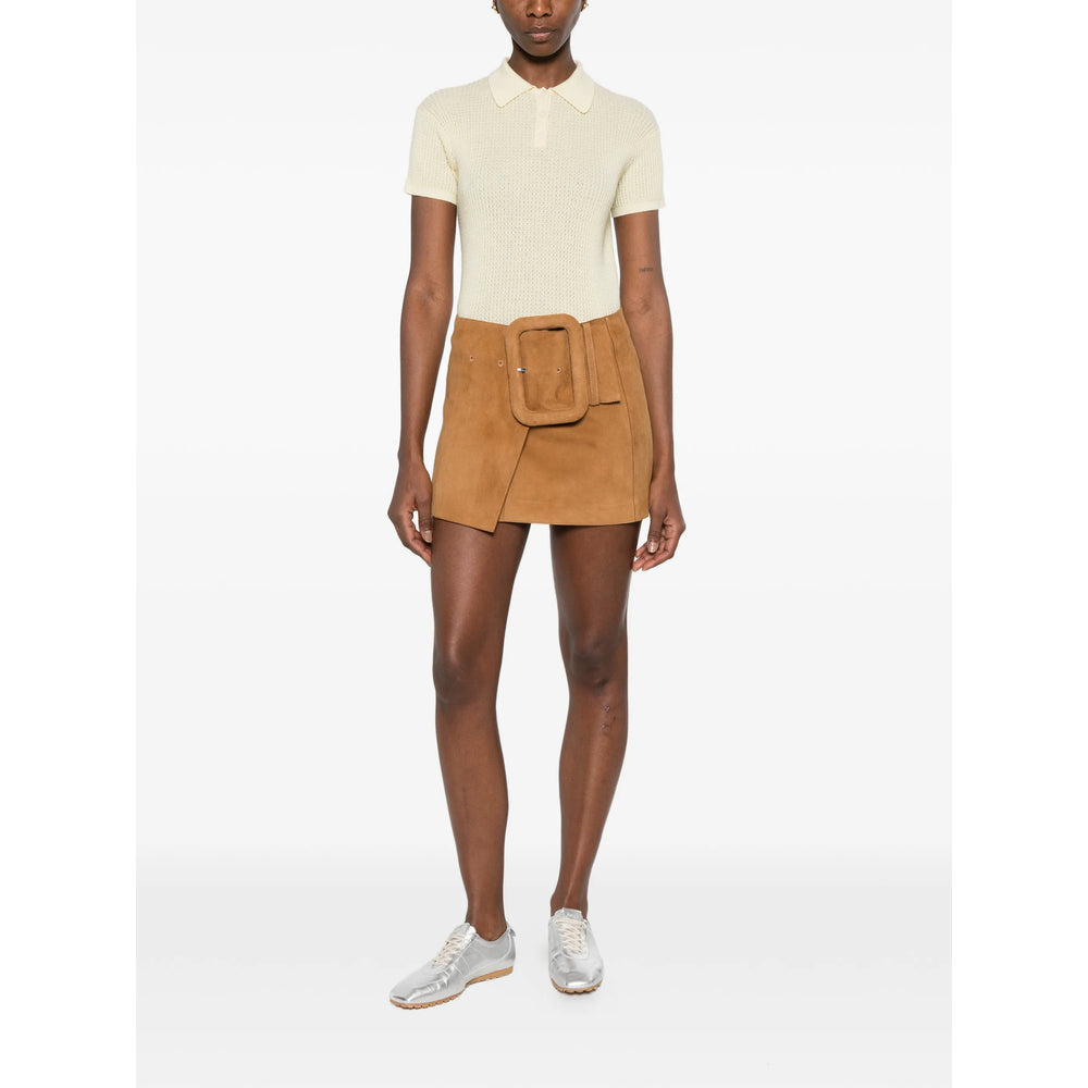 Ami Paris Brown Skirts - A-Line Skirts Women AMI PARIS