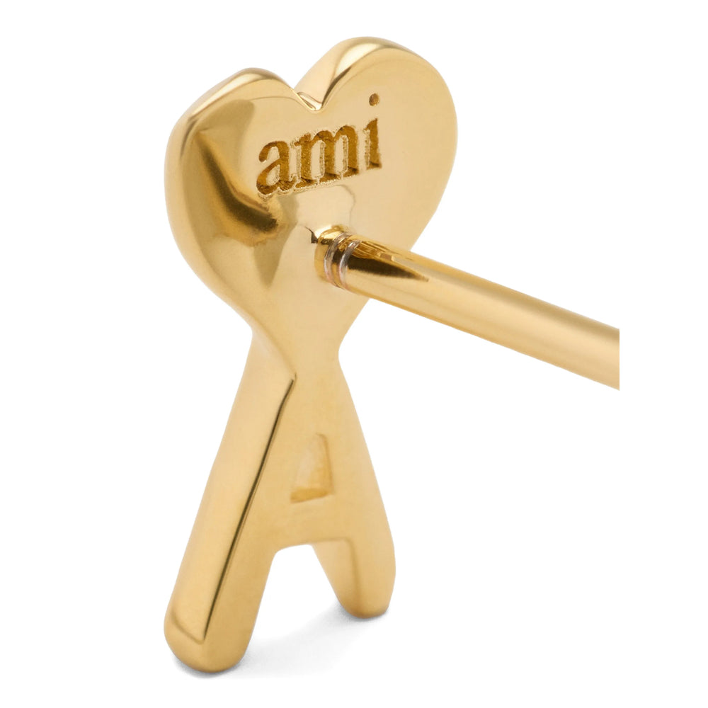 Ami Paris Gold Earrings Men