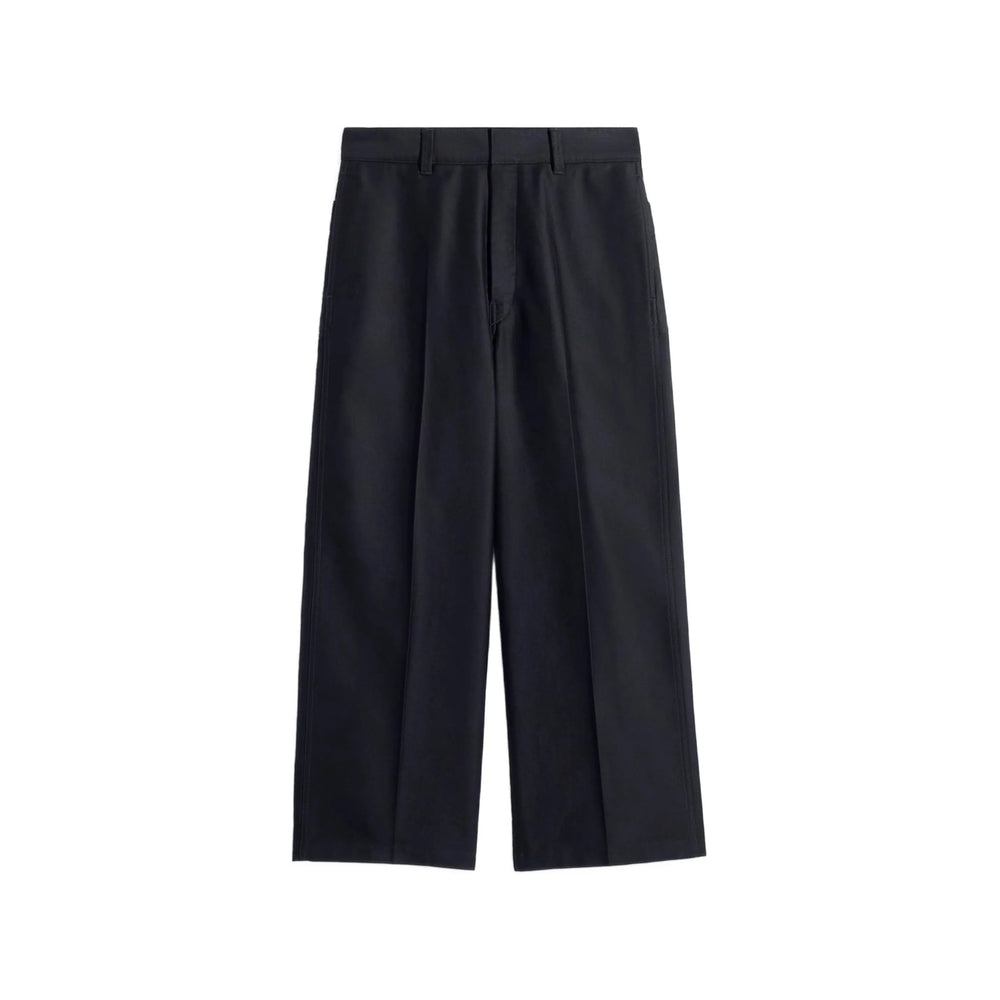 Lemaire Black Trousers - Wide-Leg Trousers Men LEMAIRE