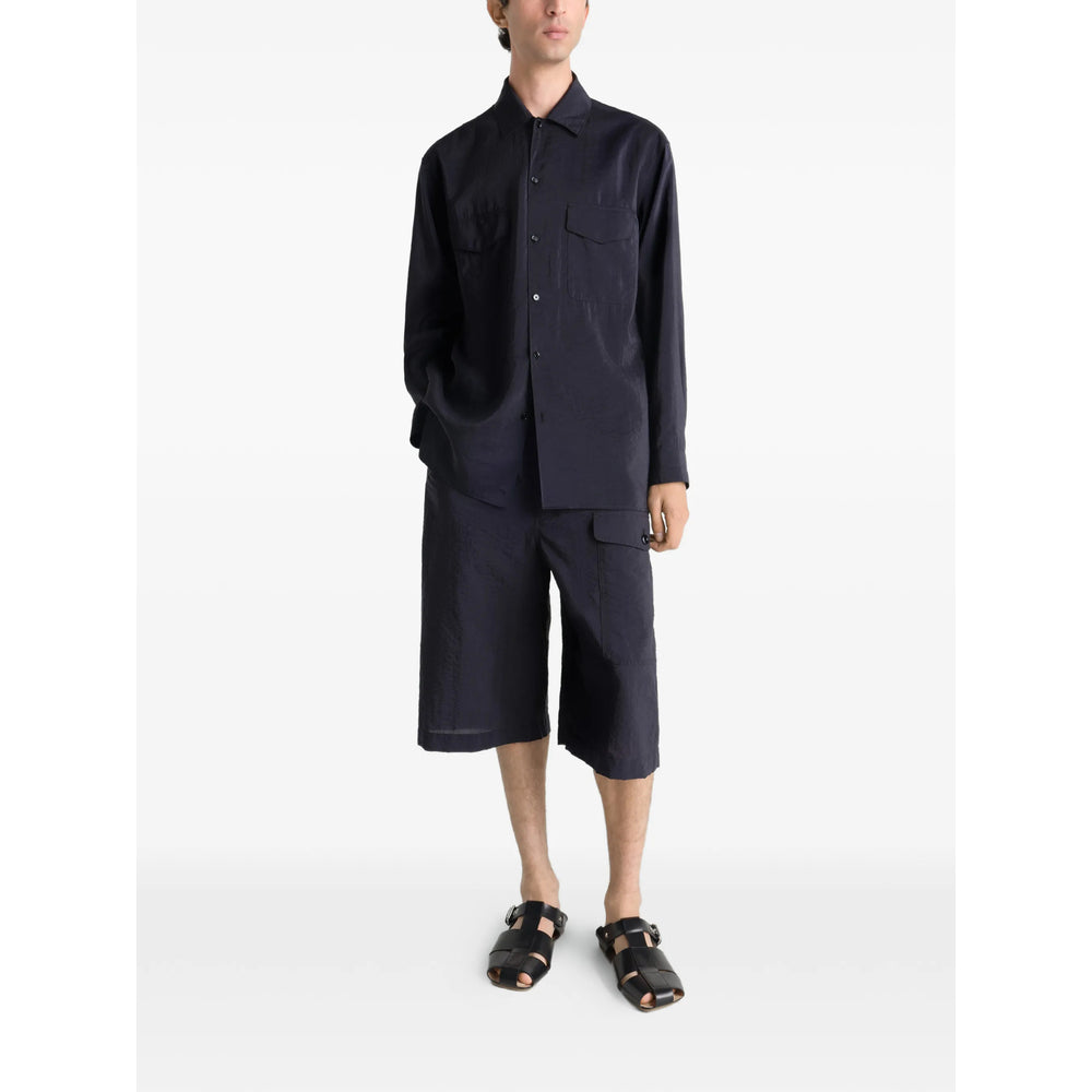 Lemaire Black Shorts - Cargo Shorts Men LEMAIRE
