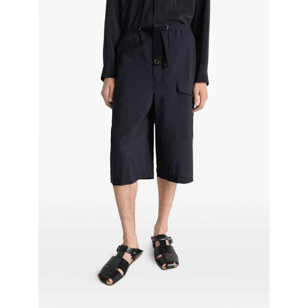 Lemaire Black Shorts - Cargo Shorts Men LEMAIRE