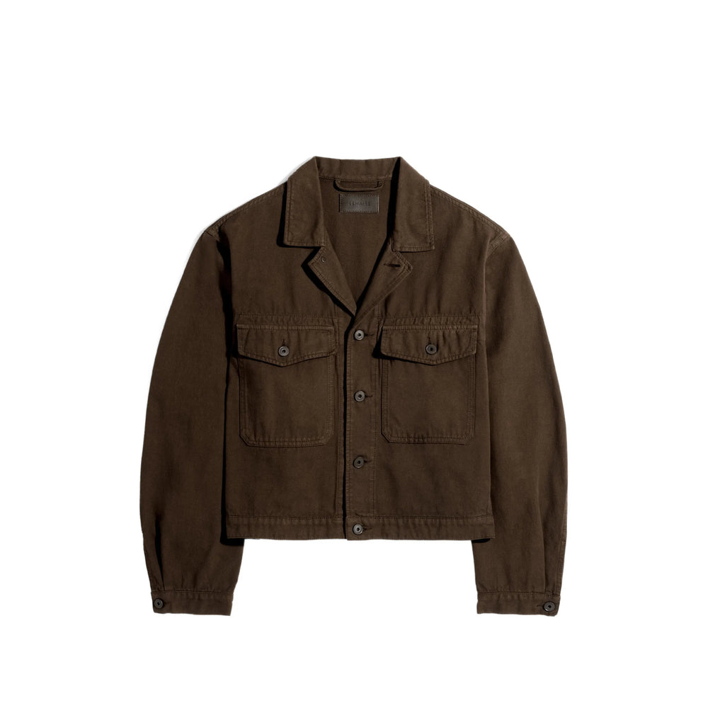 Lemaire Brown Jackets - Shirt Jackets Men LEMAIRE