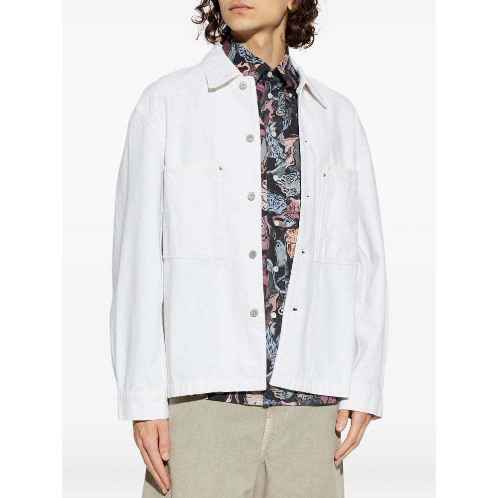 Lemaire White Jackets - Denim Jackets Men LEMAIRE