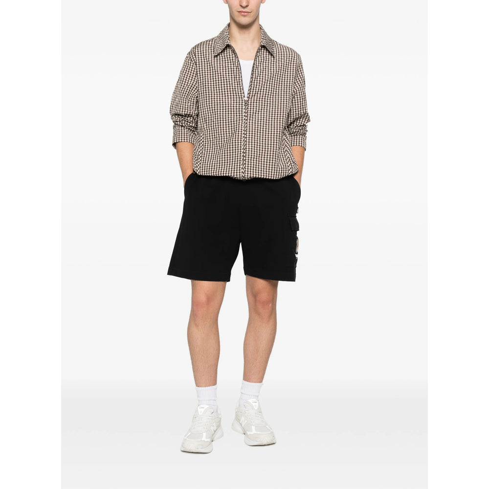 Moschino Black Shorts - Track & Running Shorts Men MOSCHINO