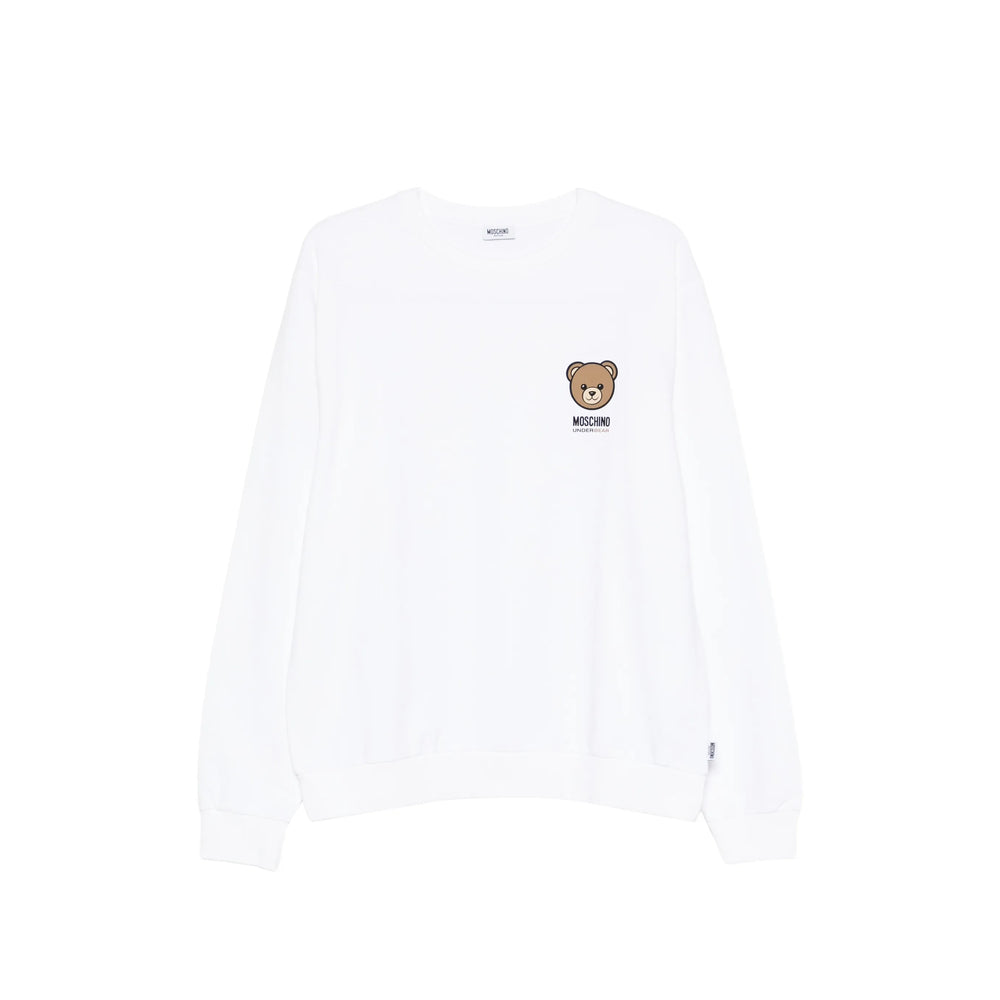 Moschino White Sweaters & Knitwear - Sweatshirts Men MOSCHINO