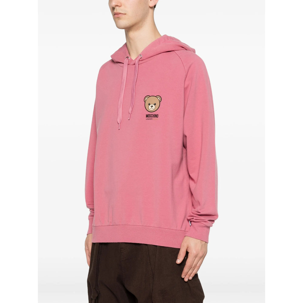 Moschino Pink Sweaters & Knitwear - Hoodies Men MOSCHINO