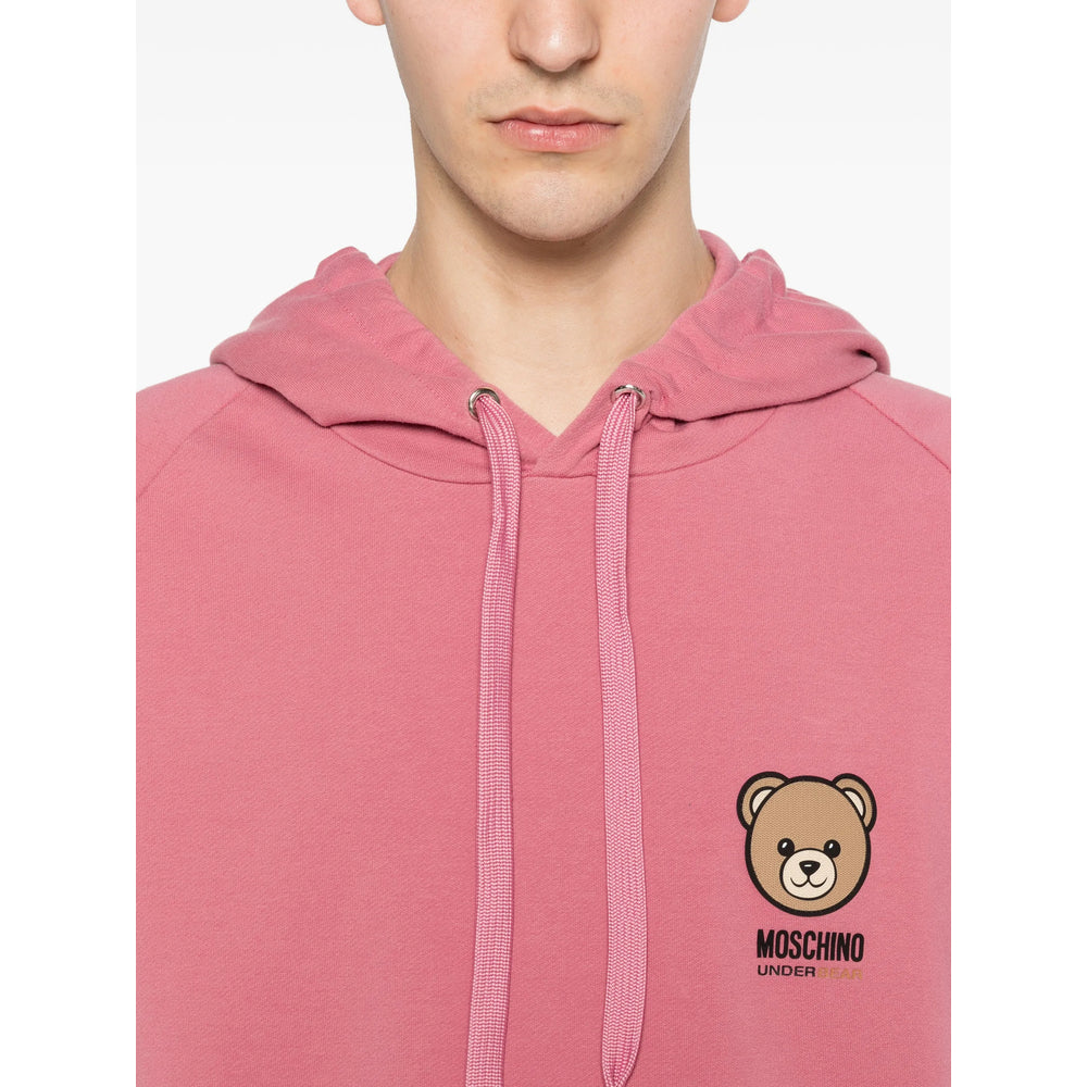 Moschino Pink Sweaters & Knitwear - Hoodies Men MOSCHINO