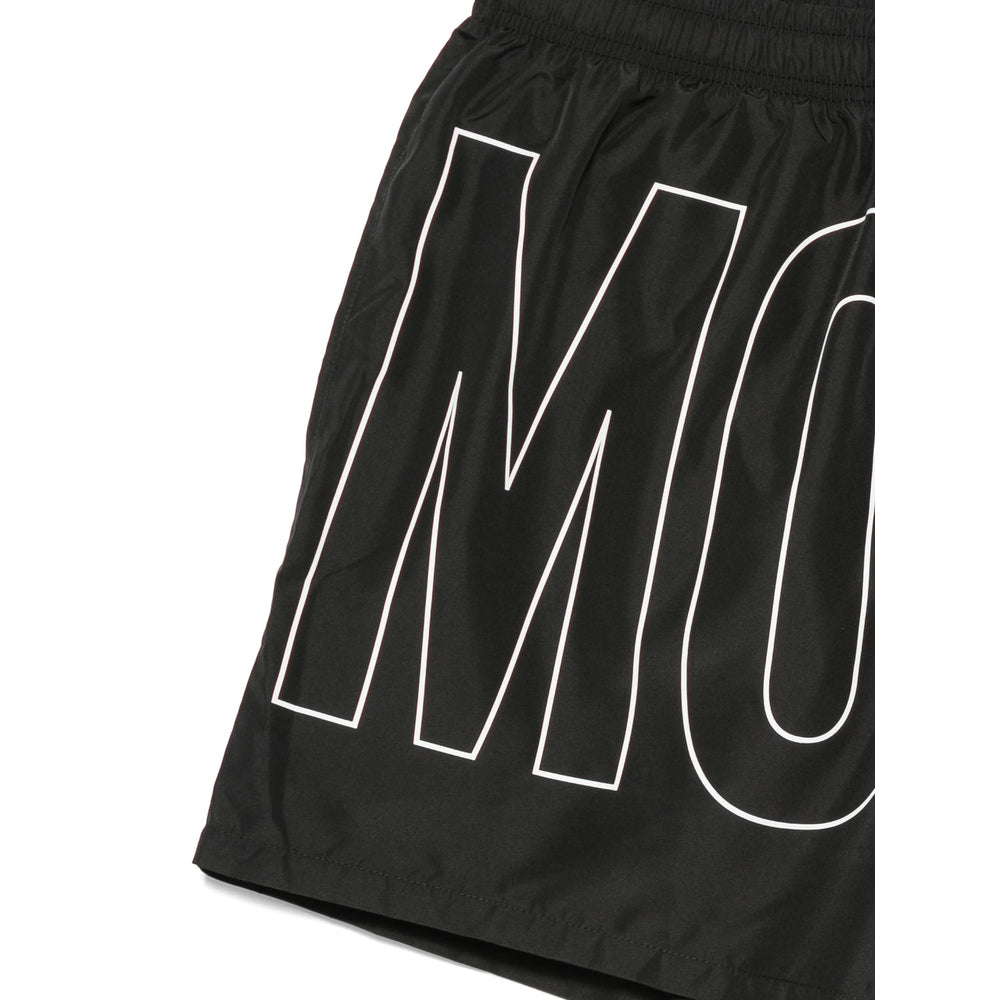 Moschino Black Beachwear - Swim Shorts Men MOSCHINO