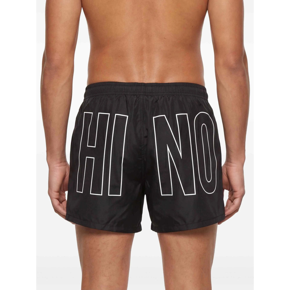 Moschino Black Beachwear - Swim Shorts Men MOSCHINO