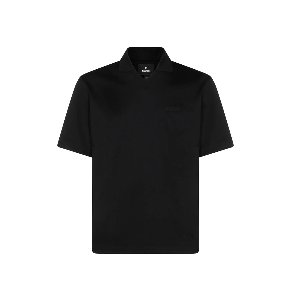 Mackage Black Polo Shirts Men MACKAGE