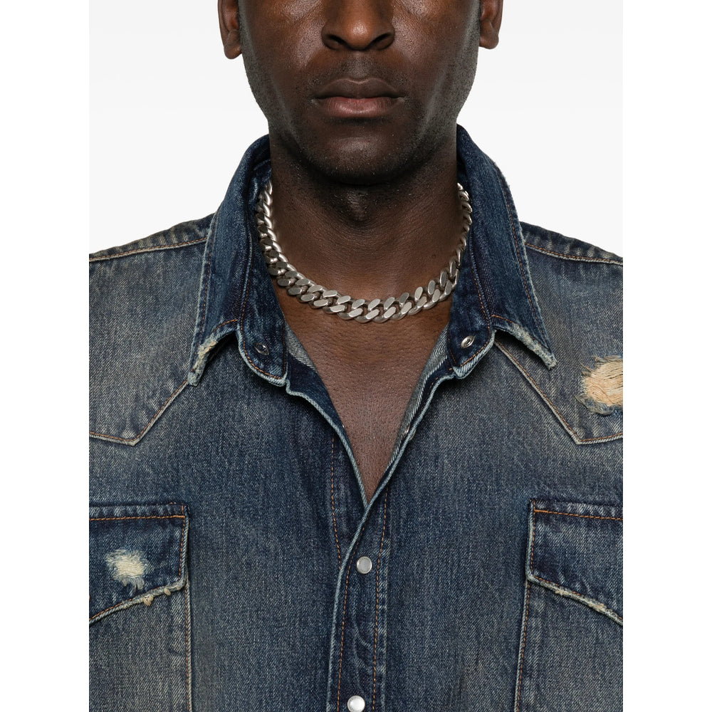 Vetements Blue Shirts Men VETEMENTS