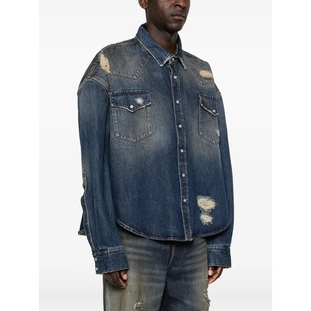 Vetements Blue Shirts Men VETEMENTS