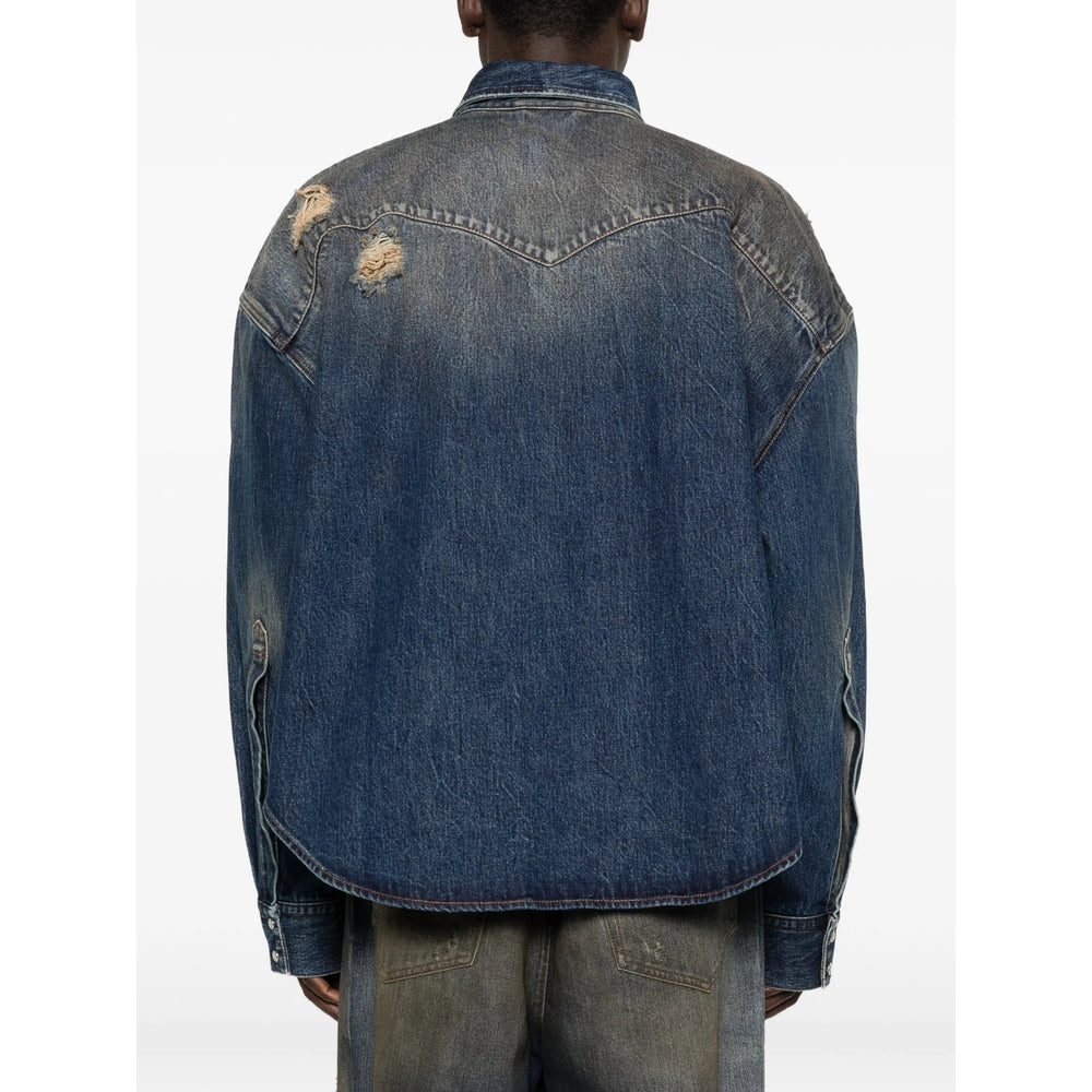 Vetements Blue Shirts Men VETEMENTS
