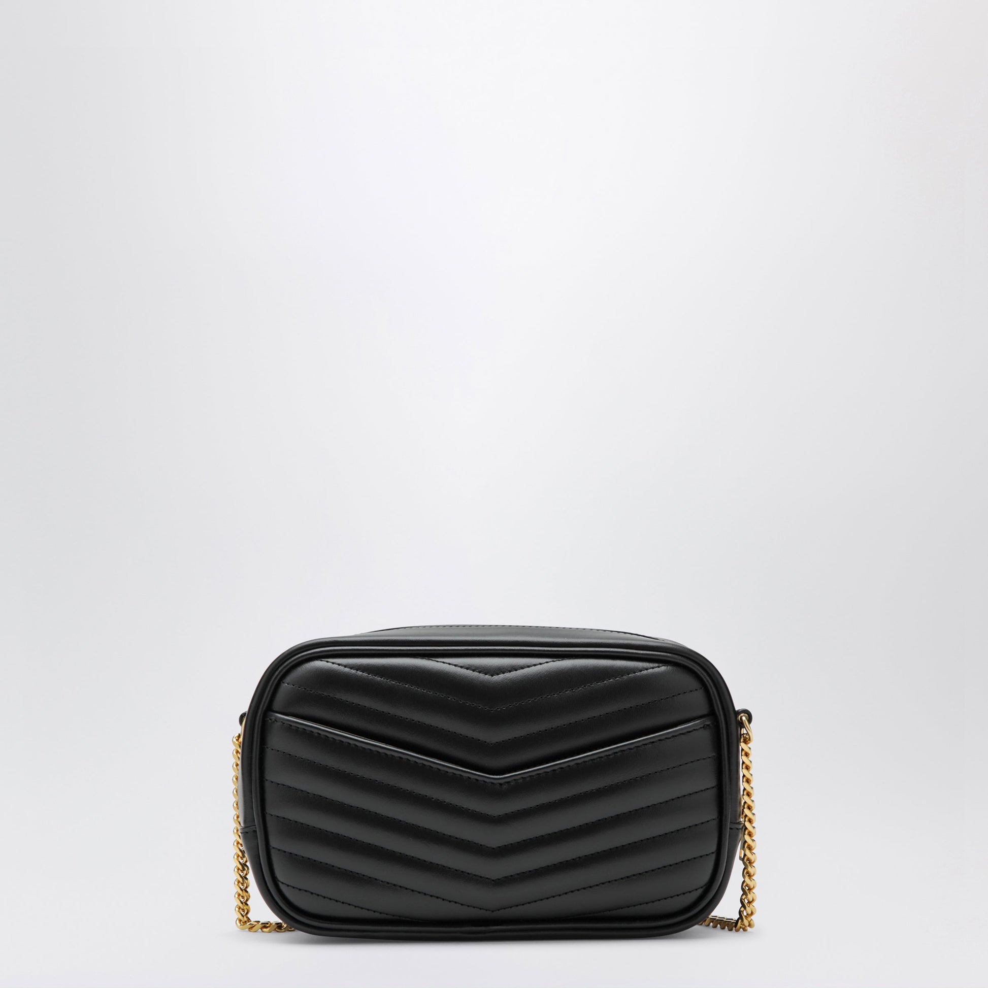 Saint Laurent Lou Mini Quilted Calfskin Leather Bag In Black Women SAINT LAURENT