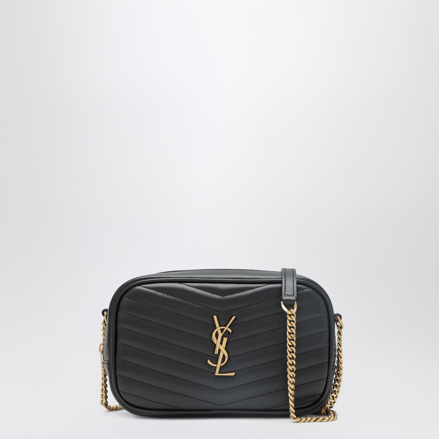 Saint Laurent Lou Mini Quilted Leather Bag In Black Women SAINT LAURENT