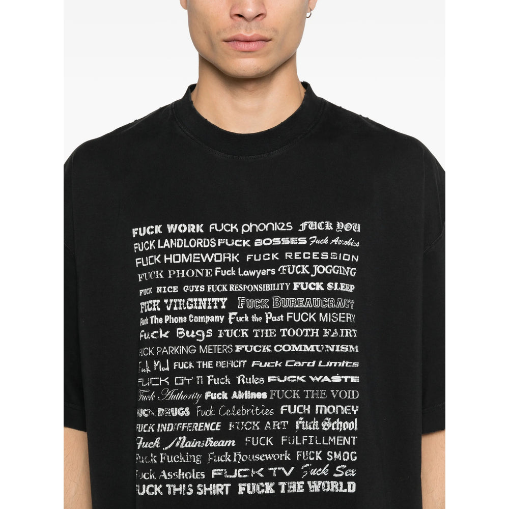 Vetements Black T-Shirts & Vests - T-Shirts Men VETEMENTS