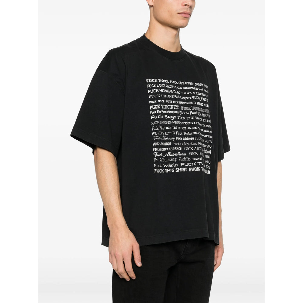 Vetements Black T-Shirts & Vests - T-Shirts Men VETEMENTS