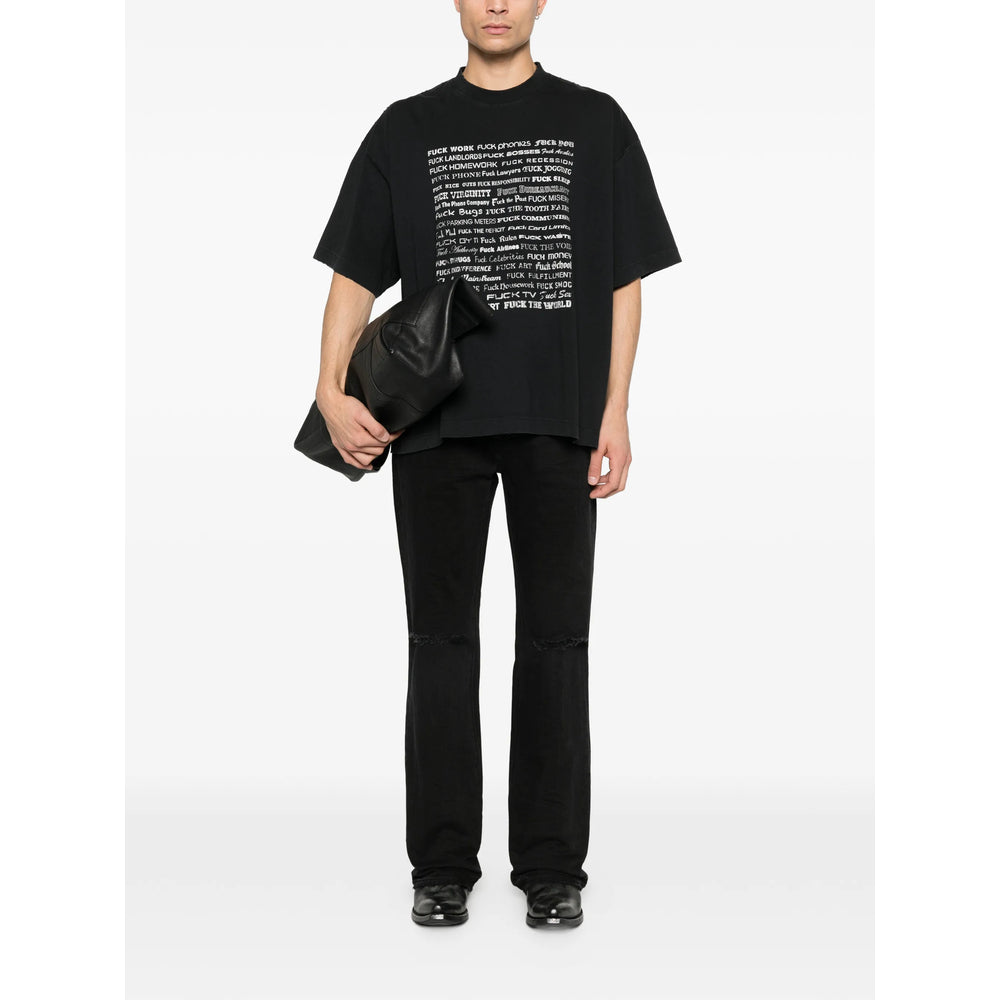 Vetements Black T-Shirts & Vests - T-Shirts Men VETEMENTS