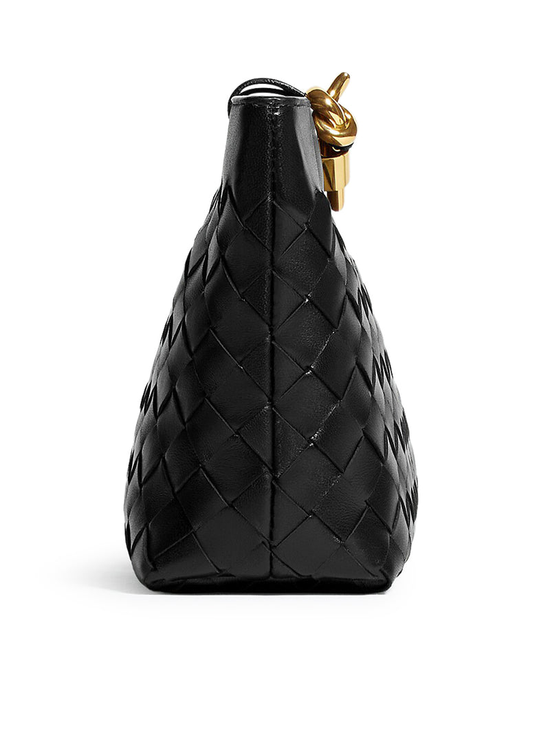 Bottega Veneta Women Woven Nappa Clutch With Distinctive Knot Detail BOTTEGA VENETA