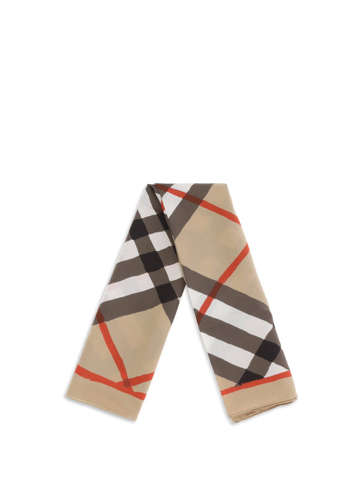 Burberry Women Silk Watercolour Check Scarf BURBERRY