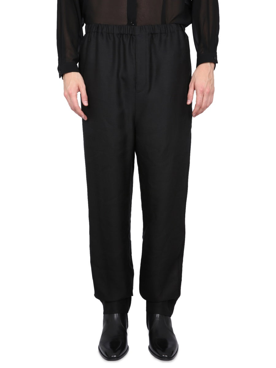 Saint Laurent Men High Waist Pants SAINT LAURENT