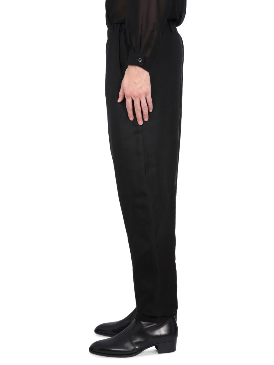 Saint Laurent Men High Waist Pants SAINT LAURENT