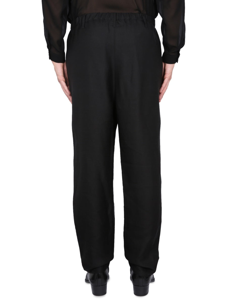 Saint Laurent Men High Waist Pants SAINT LAURENT