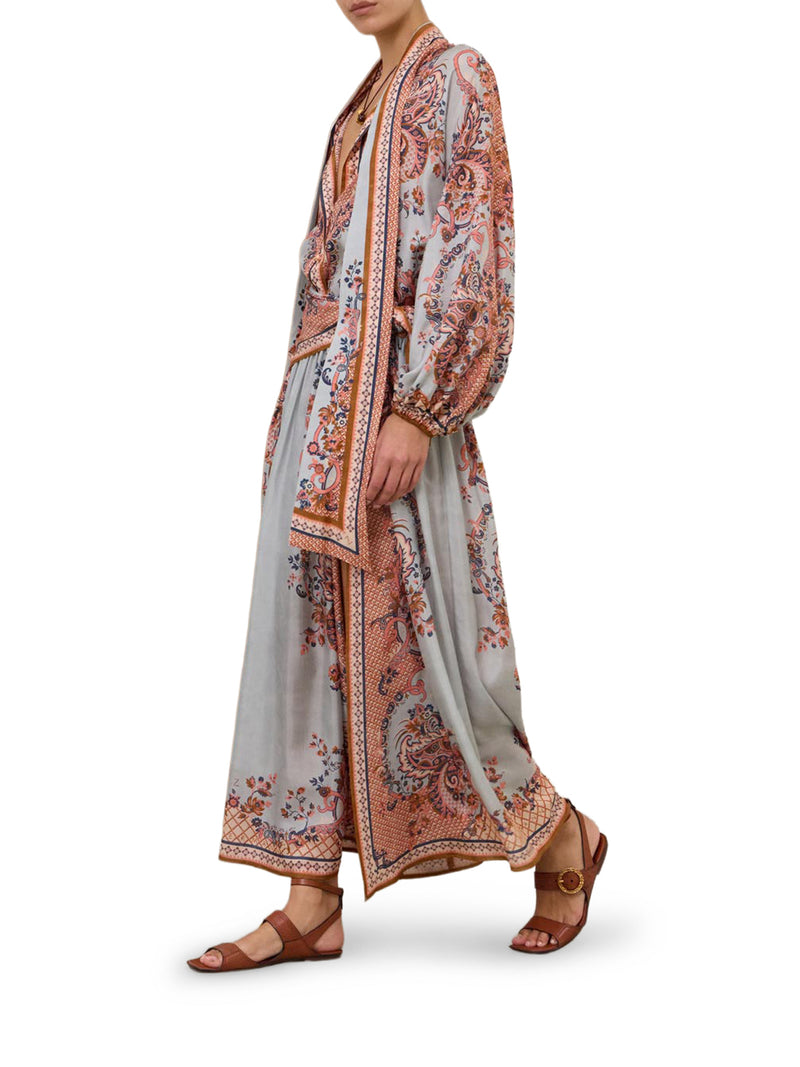 Zimmermann Women Aster Blouse With Neck Bow In Pure Silk ZIMMERMANN
