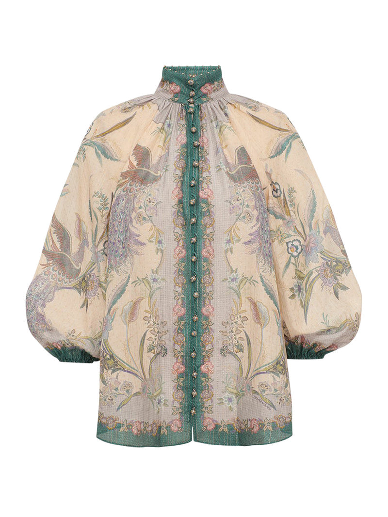 Zimmermann Women Idra Flounce Blouse ZIMMERMANN
