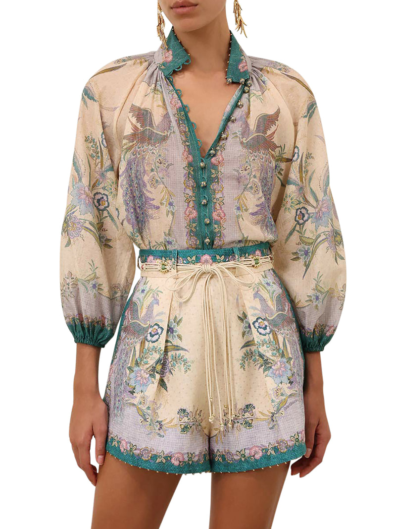 Zimmermann Women Idra Flounce Blouse ZIMMERMANN