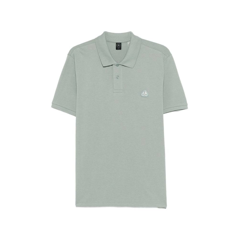 Moose Knuckles Green Polo Shirts Men MOOSE KNUCKLES