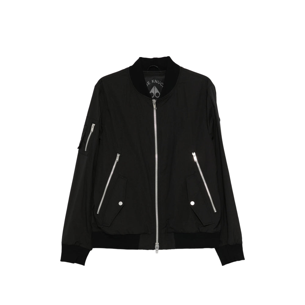Moose Knuckles Black Jackets - Bomber Jackets Men MOOSE KNUCKLES