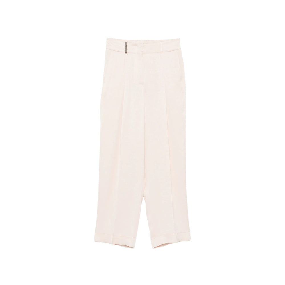 Peserico Pink Trousers - Flared Trousers Women PESERICO