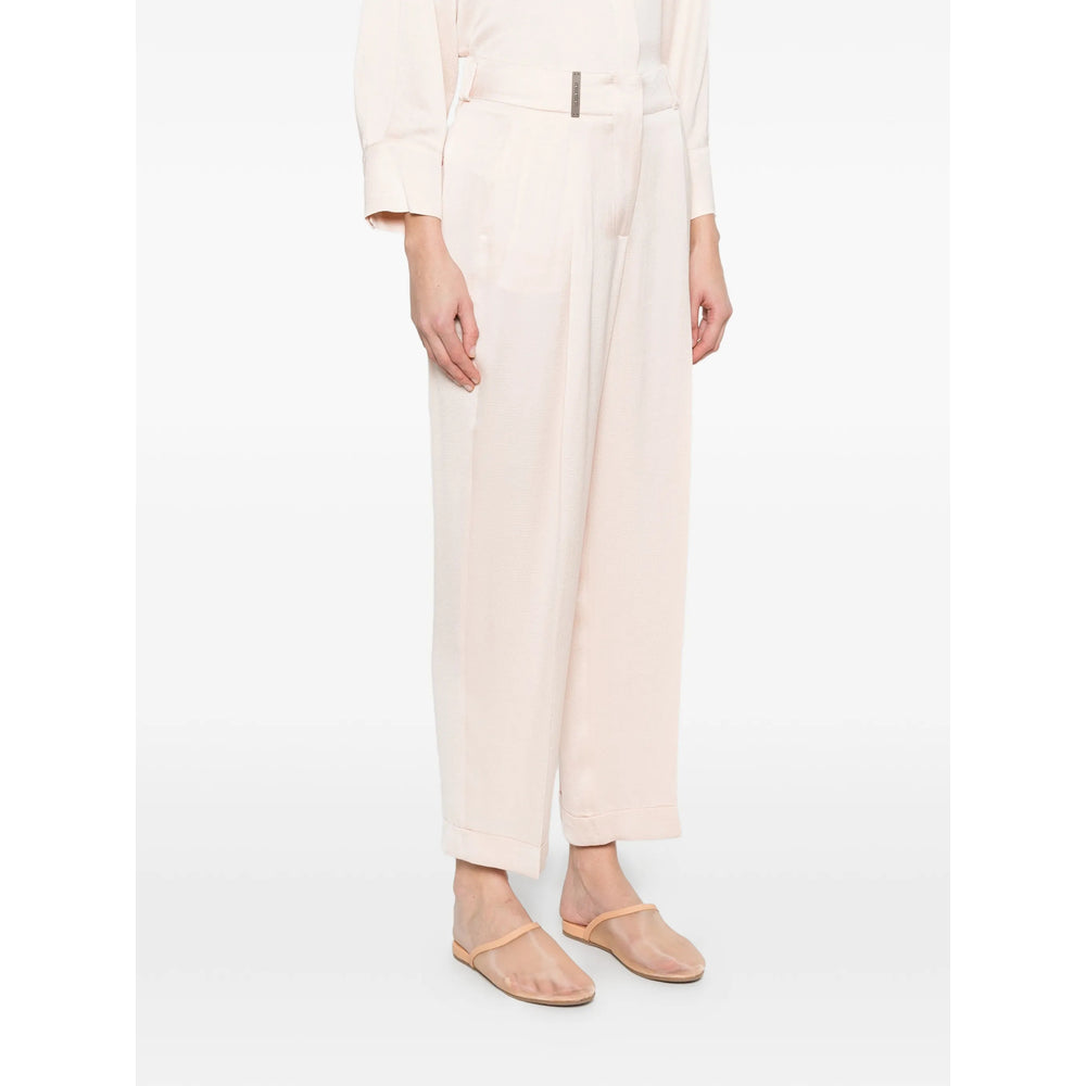 Peserico Pink Trousers - Flared Trousers Women PESERICO