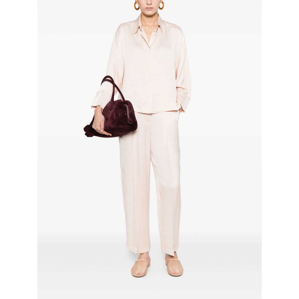 Peserico Pink Trousers - Flared Trousers Women PESERICO