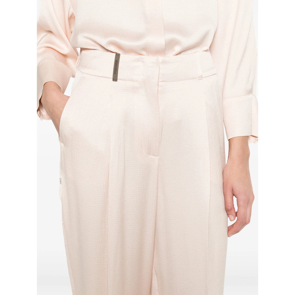 Peserico Pink Trousers - Flared Trousers Women PESERICO