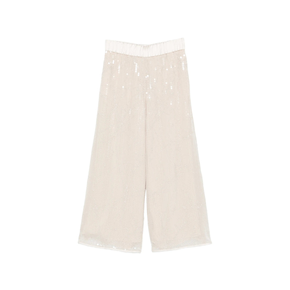 Peserico Neutrals Trousers - Palazzo Pants Women PESERICO